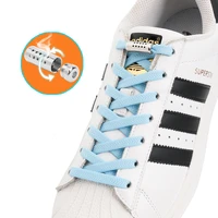 1 pair deodorant shoe laces elastic flat shoelaces without ties man woman for sneakers lazy shoes lace rubber bands aroma