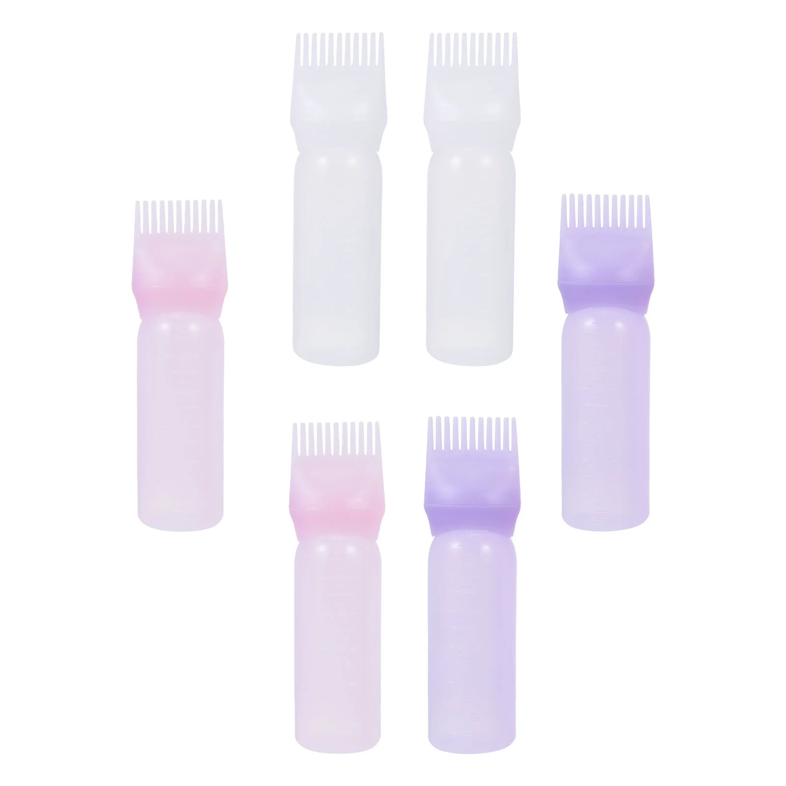 

Bottle Hair Applicator Comb Dye Bottles Coloring Color Root Portable Tool Dyeing Colors 3 Shampoo Brush Barbershop Oiling Salon