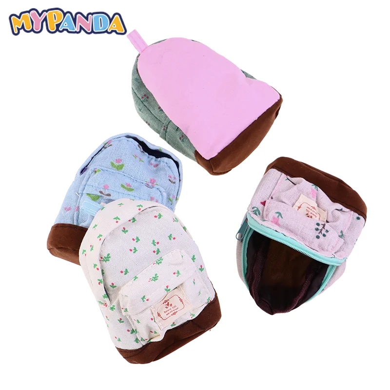 

1 шт. Миниатюрный декоративный рюкзак, аксессуары для кукол, детские подарки, рюкзак, миниатюрная сумка для кукол, игрушки для кукол, школьны...