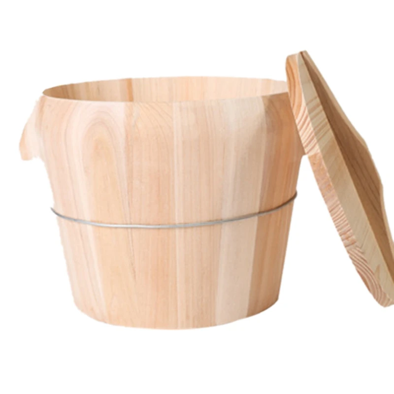 

Wood Steamer Steamed Rice Wooden Barrel Rice Steamer Dim Sum Dishes Fish Food Steamer Kitchen Steamer