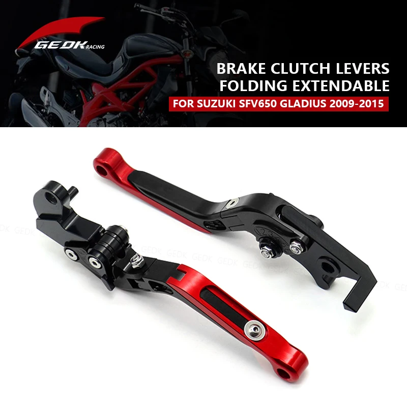 

Adjustable Fold Extendable Brake Clutch Lever Handle For SUZUKI SFV 650 GLADIUS 2009-2015 Motorcycle CNC Aluminum Modified Parts
