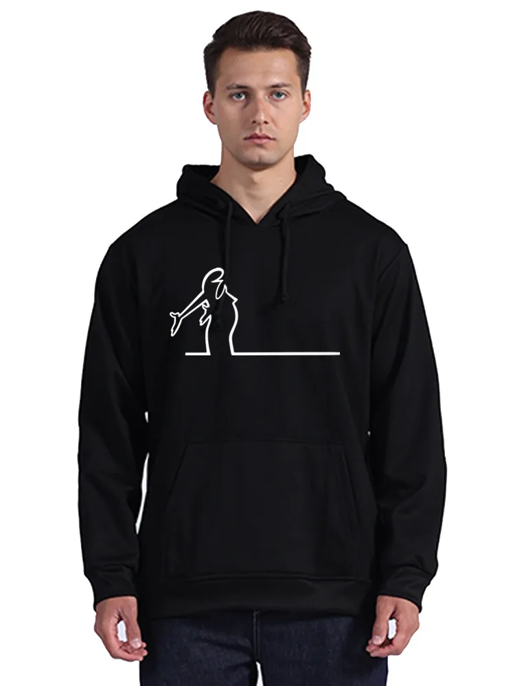 

Мужская хлопковая толстовка с капюшоном, в стиле панк