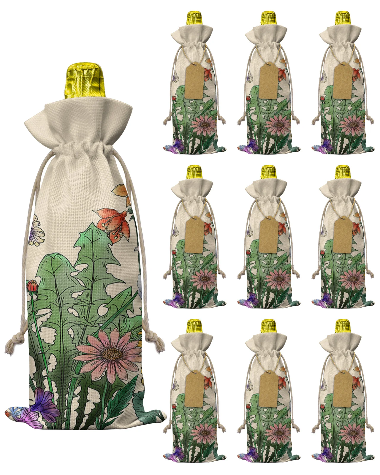 

10 шт., пакеты для бутылок с растениями