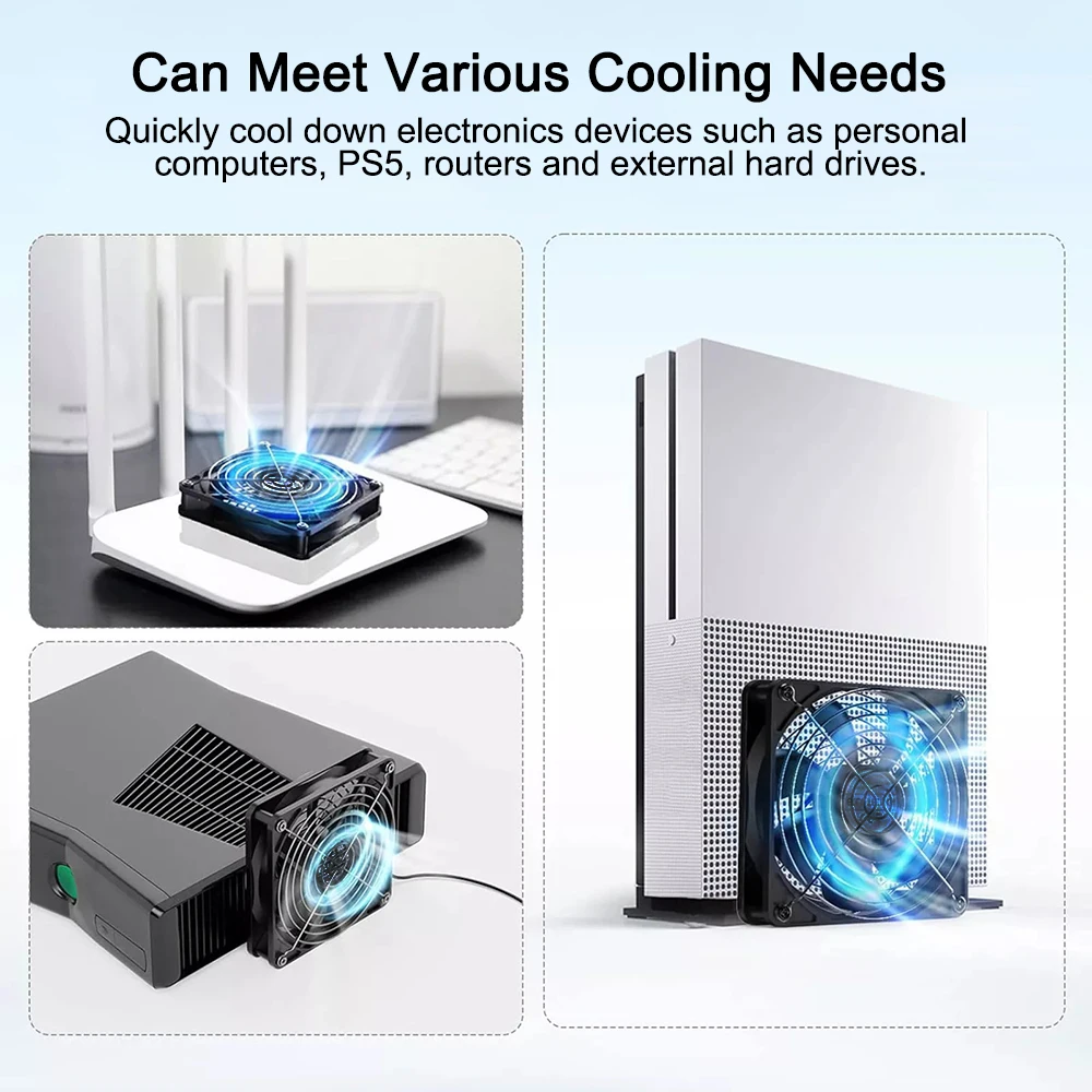 Двойной шар 2000 об/мин 120 мм USB маршрутизатор бесщеточный вентилятор ПК