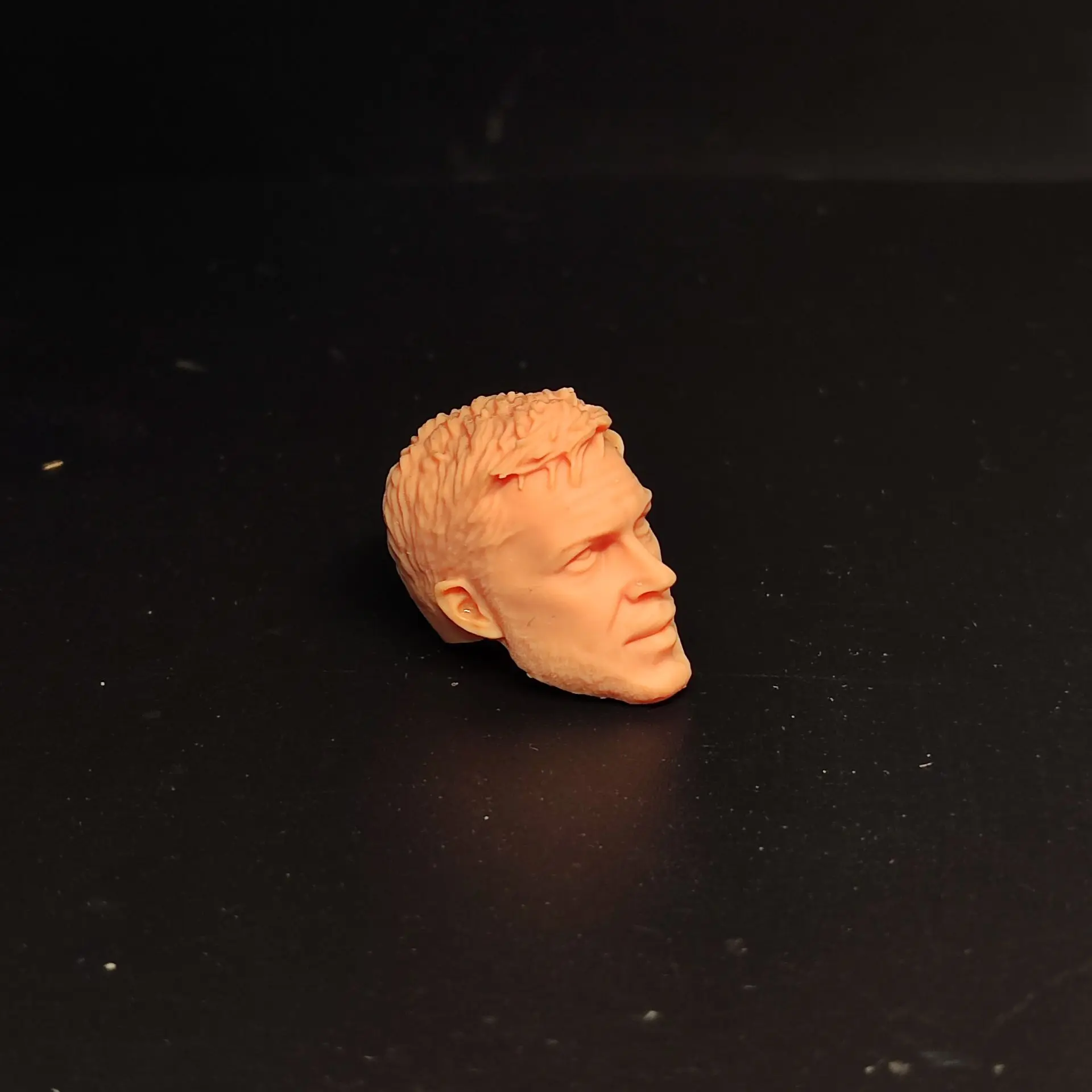 

1/18 1/12 1/10 Николас Tse Неокрашенная голова для Фигурки 3,75 дюймов 6 дюймов 7 дюймов SHF ML Mafex Mez NECA