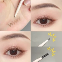 1pcs waterproof eyebrow pencil double headed ultra fine eyebrow pen natural long lasting brow tint enhance beauty women makeup