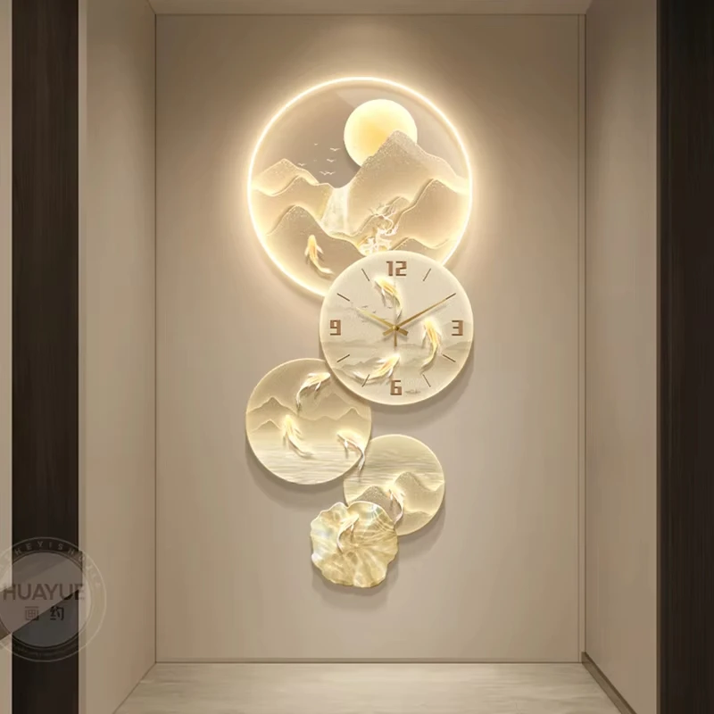 Светодиодные цифровые настенные часы роскошный минималистичный механизм в