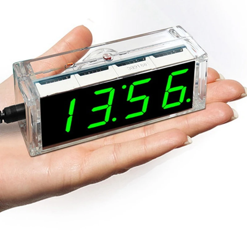 Акция! Набор цифровых часов сделай сам 4-значные светодиодсветодиодный