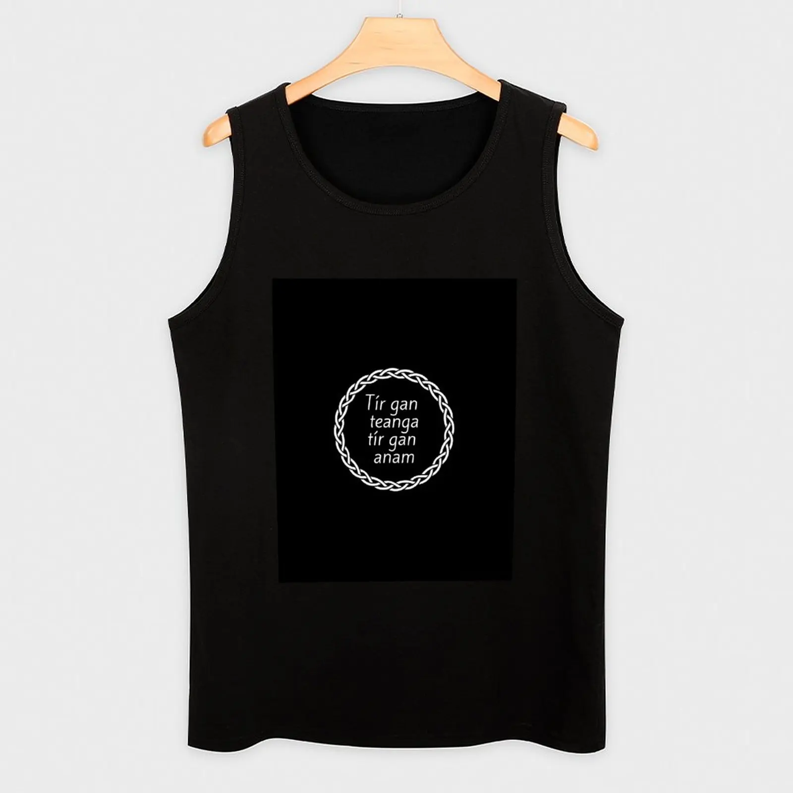 Tír Gan Teanga Anam Irish Language Майка жилеты для мужчин Мужская спортивная одежда спортзала