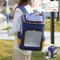 0 10kg foldable cat backpack carrier for cats bag breathable oxford cloth dog carriers cat accessories 6 colors