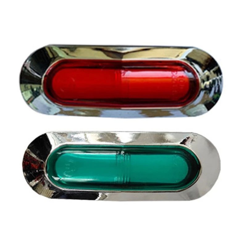 

Waterproof 4LED Side Marker Light Clearance Lights used for Trailer Truck Boat