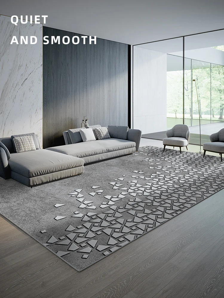 

Simple ins wind living room sofa coffee table carpet Nordic modern gray dirt resistant easy to take care of bedroom earth