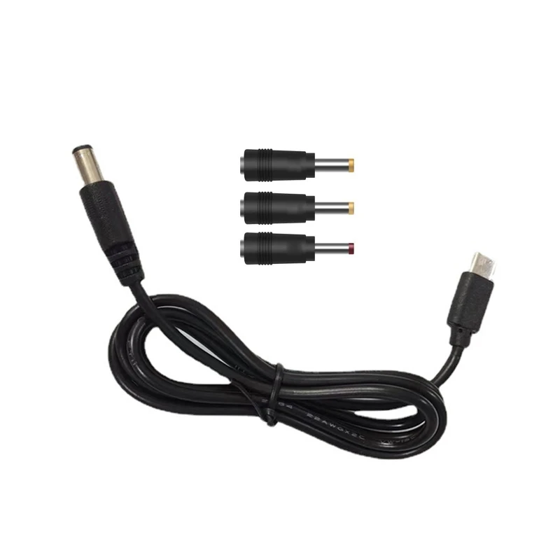 

USB C Type C PD to 12V 2.5/3.5/4.0 5.5x2.5mm Power Supply Cable for Wireless Router Laptop Dot 3/4 Speaker WiFi Camera