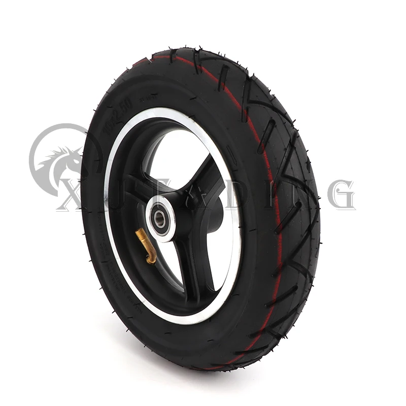 

10 Inch Pneumatic Wheel 10x2.50 tire 10*2.50 Inner Outer Tyre with Alloy Rim Fit For Speedway Electric Scooter Accessories