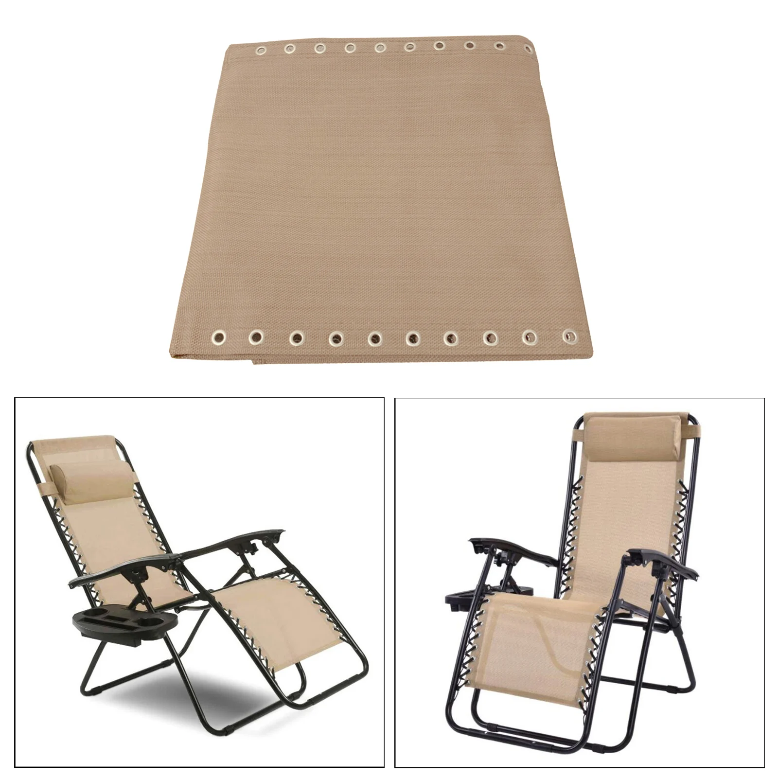 Кресло-ткань для стула пляжа прочное тканевое