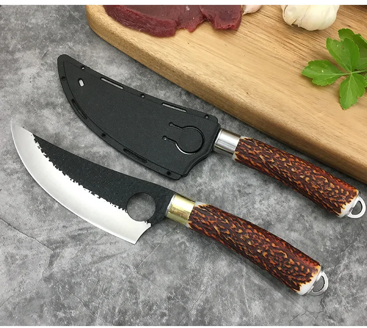 

2 шт., кухонный нож для резки мяса, из нержавеющей стали
