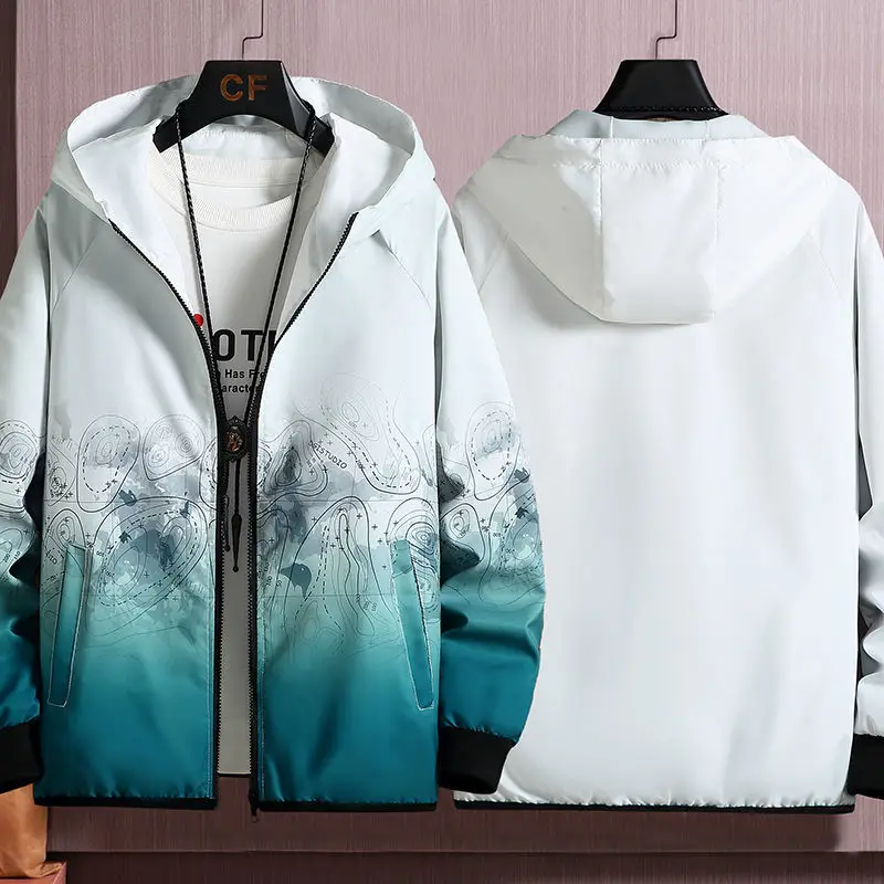 

New Fashion Double-Sided Men's 2022 Korean Version Trend Handsome Student Jacket Spring And Autumn Top Men's Jacket Trend