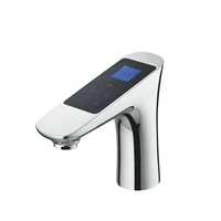 foshan hanc bathroom ligent digital thermostatic wash basin faucet mixer with smart control screen panel