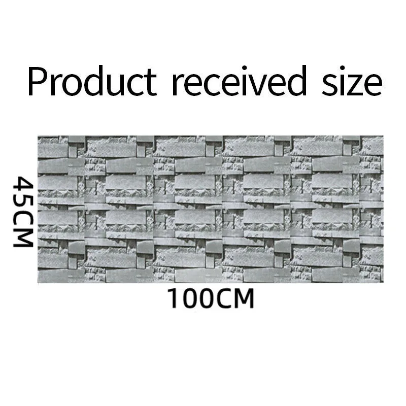 

Any Length Can Be Customized Grey Brick Technology Sense Eenovation Paste Floor Kitchen Bathroom Dormitory Restaurant Room Decor