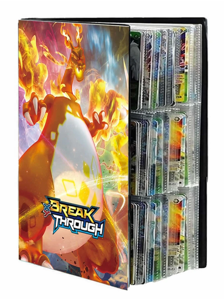 album à 9 poches Articuno & Lycanroc Classeur de cartes compatible avec les cartes Pokémon porte-cartes de meilleure protection