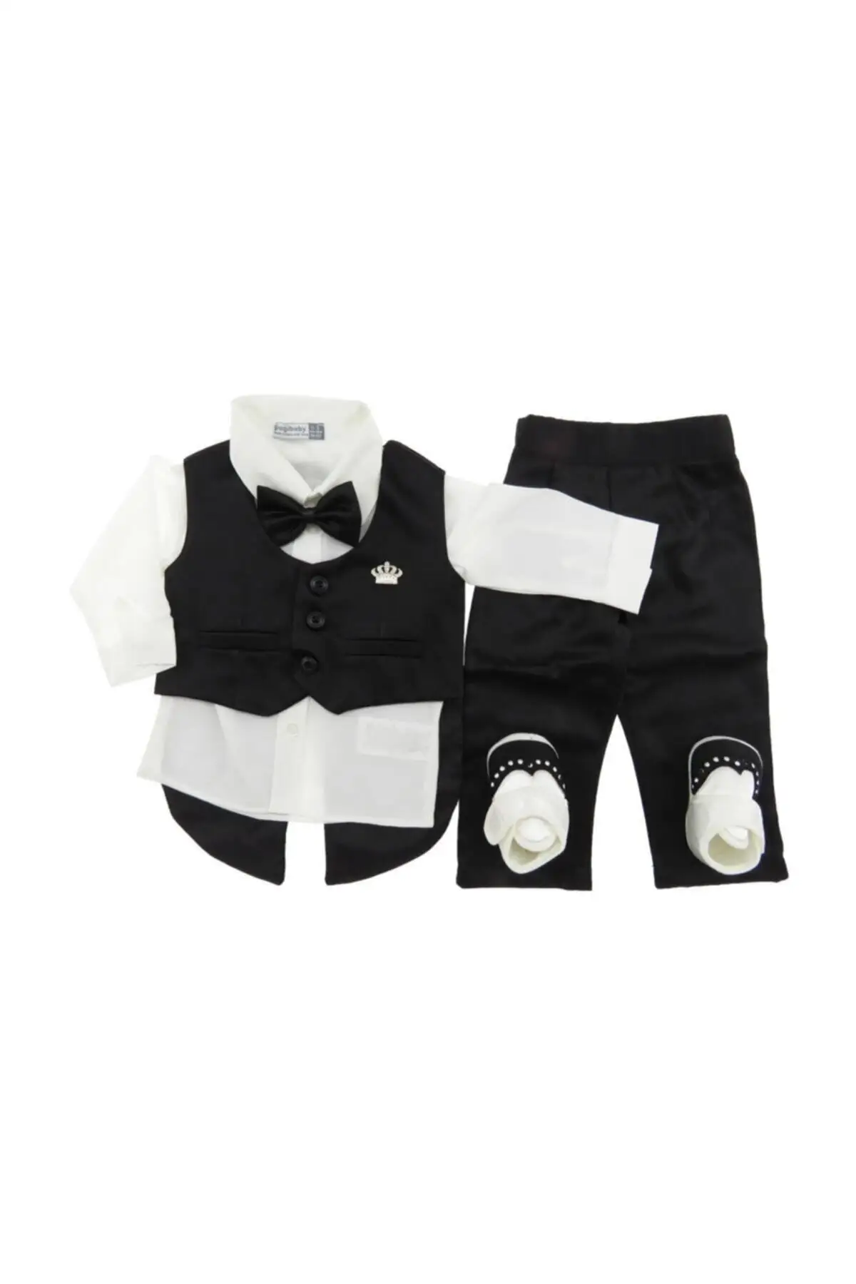 

Baby boy tuxedo vest