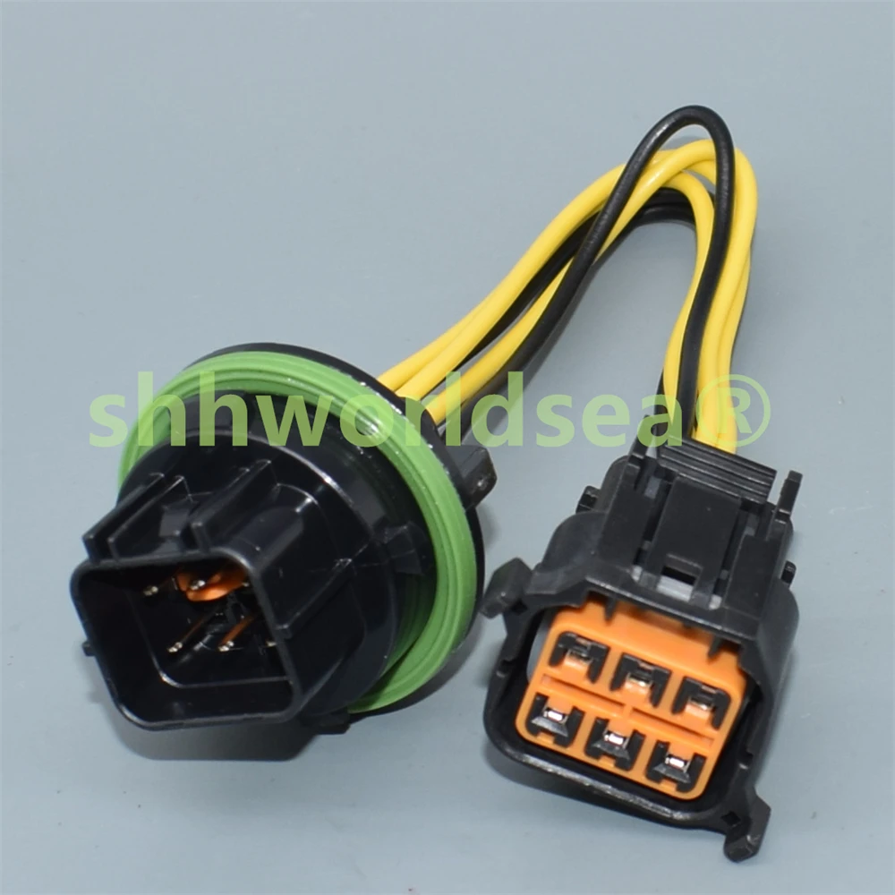 

Shhworldsea 6-контактный автомобильный водонепроницаемый пластиковый корпус, разъем для Hyundai KIA HP066-06021, автомобильная фара, кабельный разъем