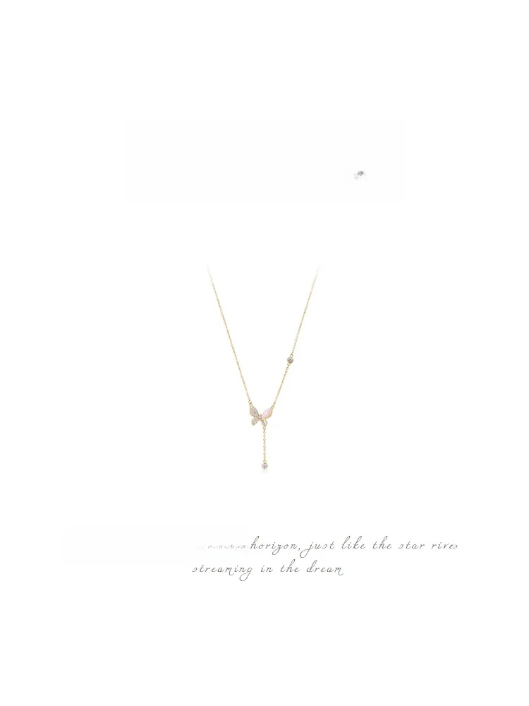 Женское ожерелье из стерлингового серебра 925 пробы полное кристаллов 2024 новая