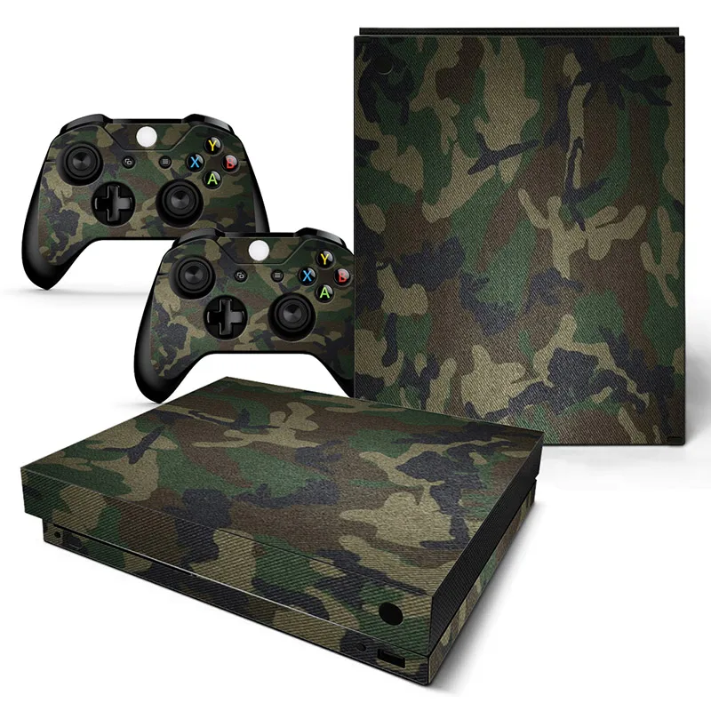 

Camo patten Good quality Vinyl Controller Covers Skin Sticker for Xbox one X