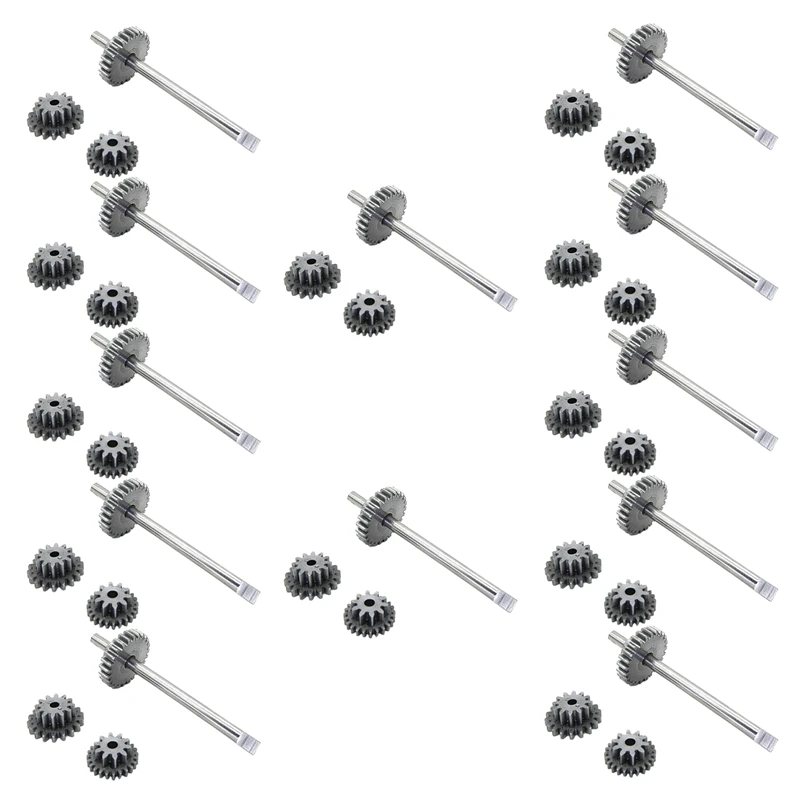 

10X For WPL D12 1/10 RC Truck Car Upgrade Parts Steel Transmission Gearbox Gear Set Spare Accessories