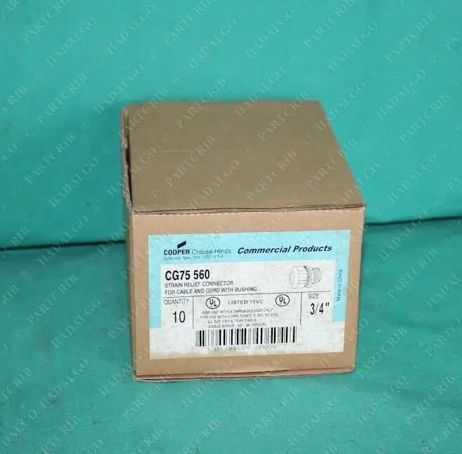 

Медный Crouse Hinds, CG75 560, 3/4 дюйма, рельефный шнур натяжения, кабельная втулка, шнур Gri