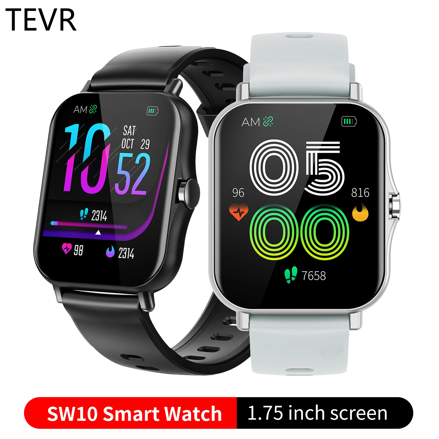 

Новинка, Смарт-часы 2022 с Bluetooth, Смарт-часы для мужчин и женщин, фитнес-браслет, часы на заказ, монитор сердечного ритма и сна, TEVR