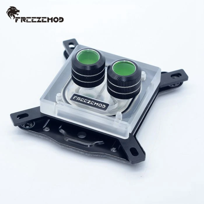 

FREEZEMOD spray transparent water cpu cooler block intel full platform RGB remote control AURA.INTEL-PM3D