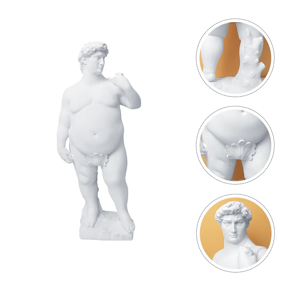 

Classic Greek David Resin Sculptures and Statues Bust Statue David Bust Figurine Sculpture Figurine for Artist Cafe Home Table