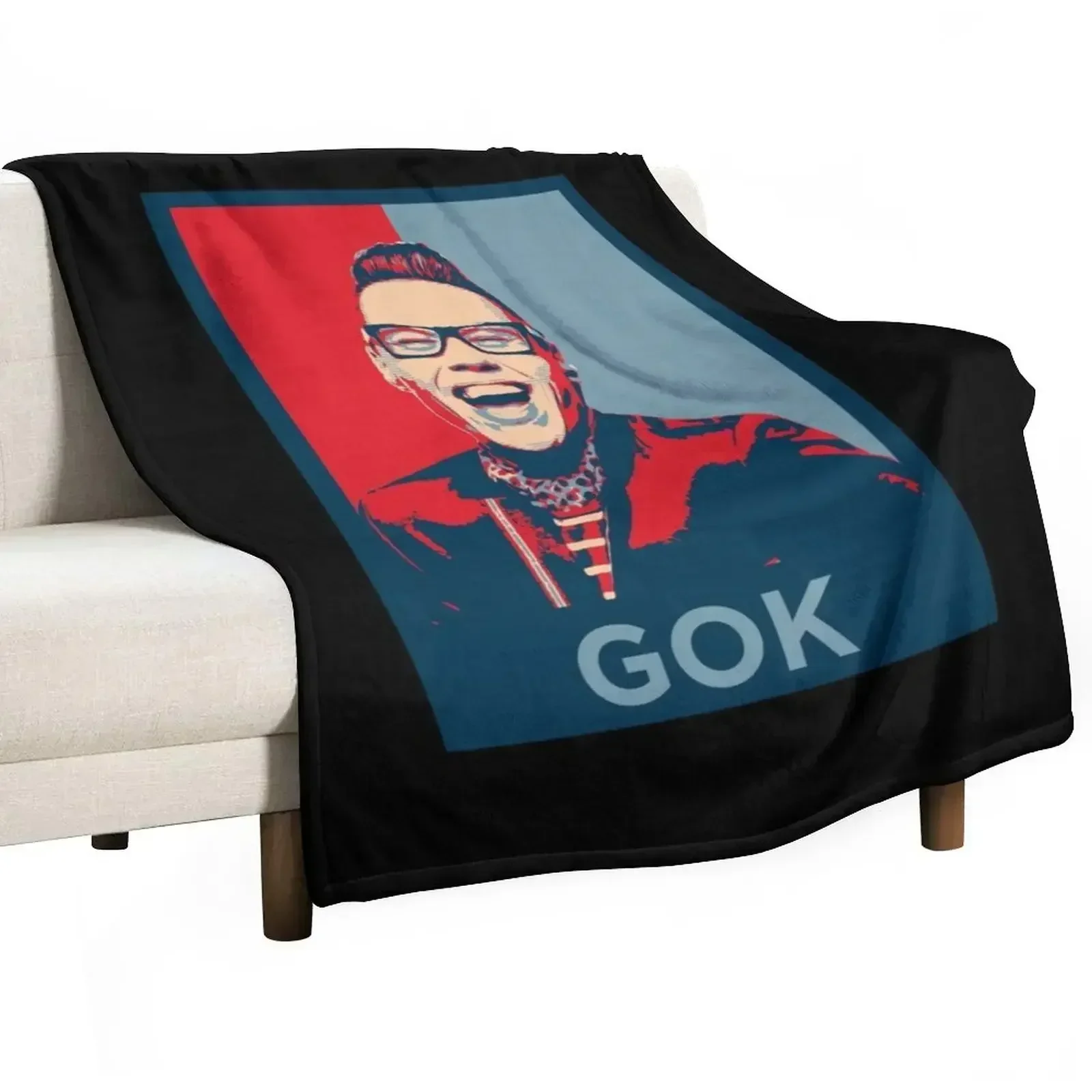 Плед gok wan одеяла для диванов пушистые