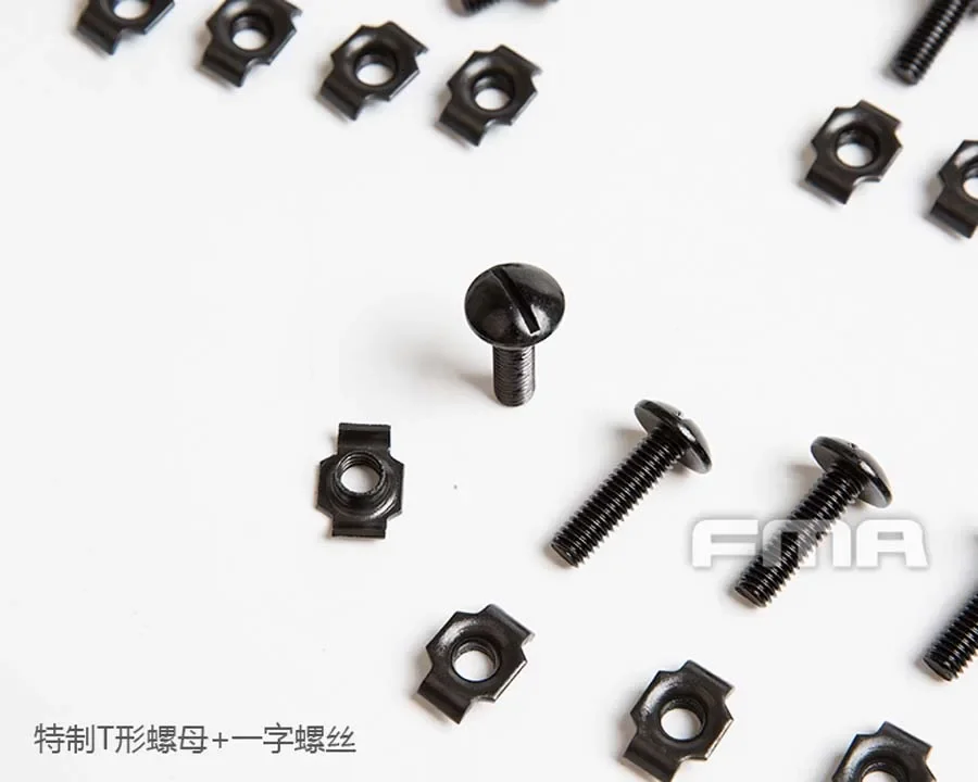 4 шт./лот черный набор винтов для рельса шлема FMA фиксированные винты ремня болты и