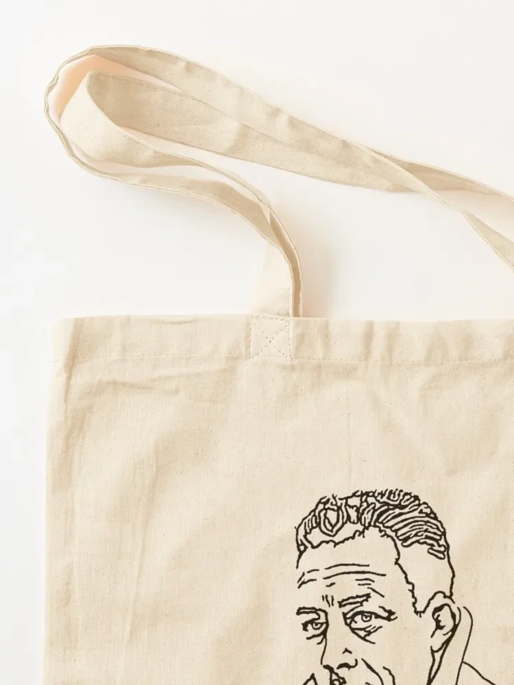 Albert Camus Quote Design in Fine Line Art Tote Bag сумка-тоут сумки для женщин сумки-шоппер тканевая