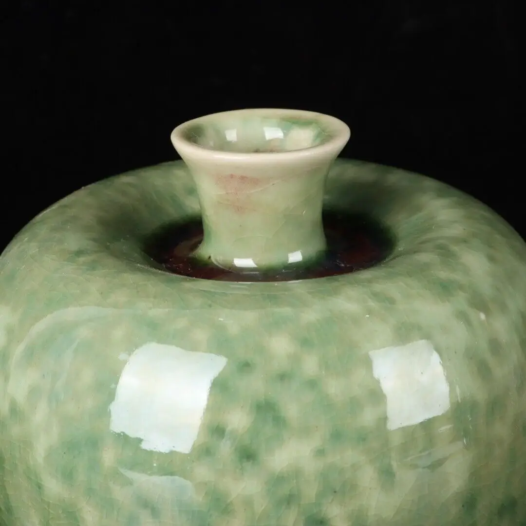 4 5-дюймовая сборная китайская фарфоровая ваза для граната Fambe Pea Green Glaze