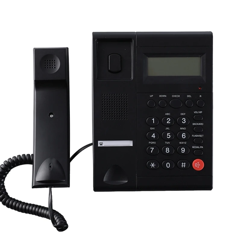 

Проводной стационарный телефон Настольный домашний телефон с большими кнопками Телефон KX-T2015 R2LB