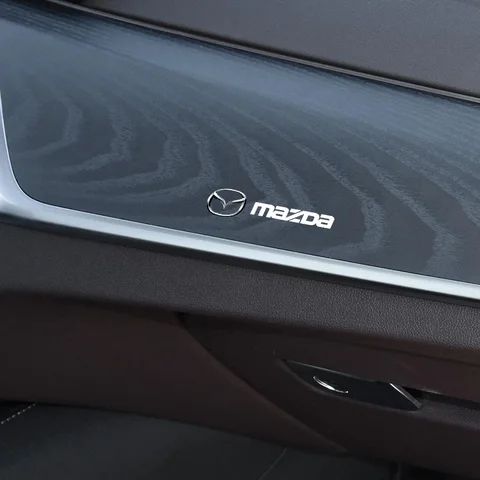 Автомобильная наклейка на дверь с логотипом, украшение «сделай сам», интерьер автомобиля для Mazda 3 6 323 626 RX8 CX5 CX3 CX9 CX8 Miata MX5 Yaris TK78-66-9U0C