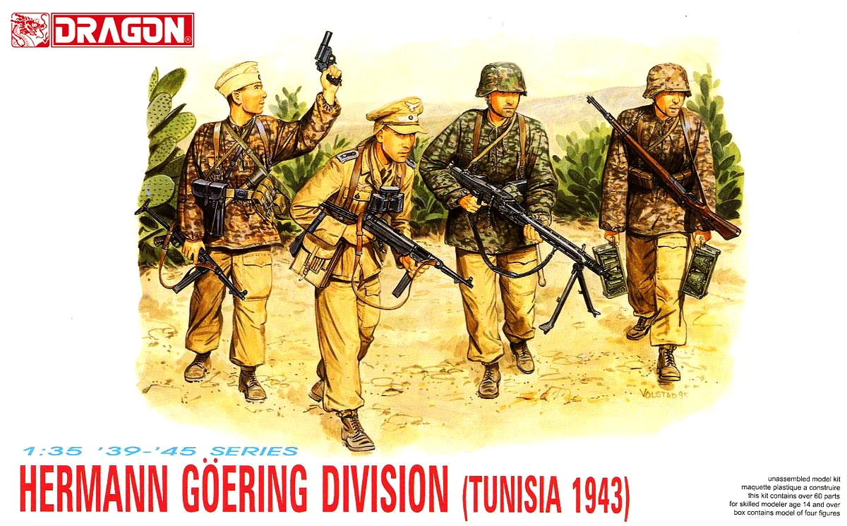 

Dragon 6036 1/35 Hermann Göring Division Tunisia 1943