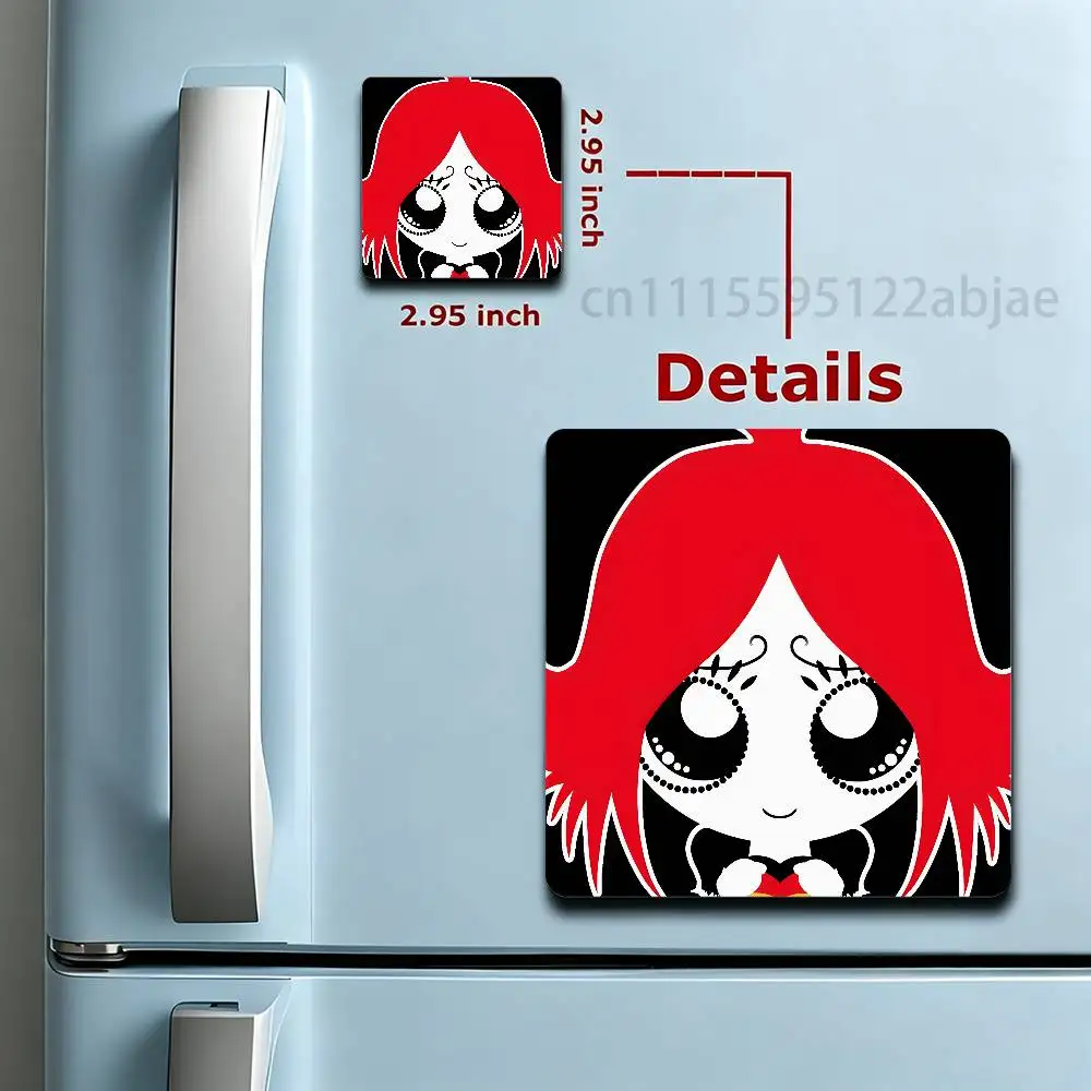 Фото R-Ruby Gloom Gothic Новый магнит на холодильник из ПВХ для декора детского мультяшного холодильника, магнитная игрушка для детей. №5
