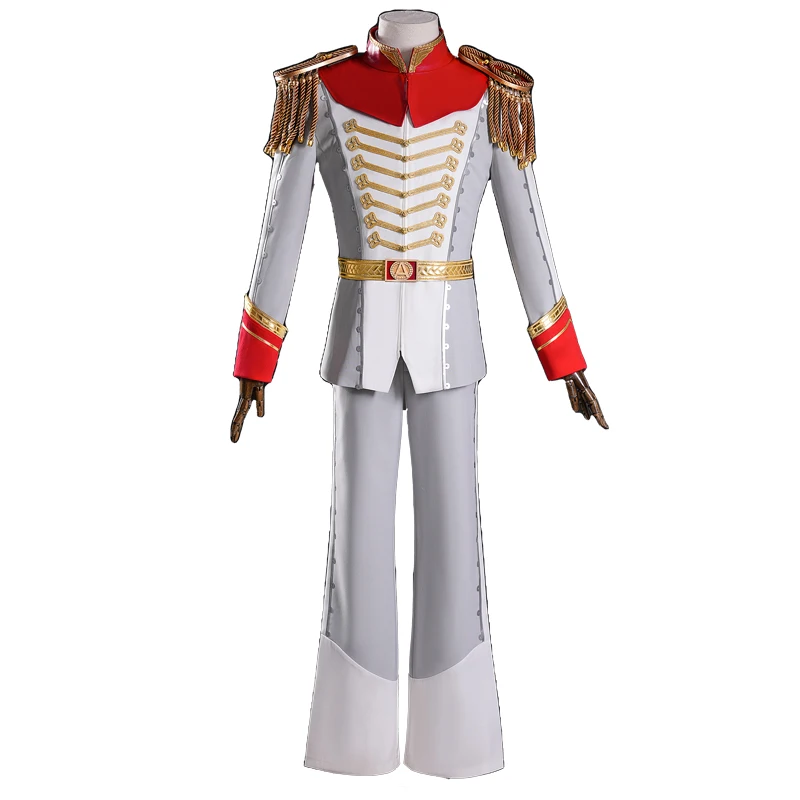   Игра Akechi Goro Косплей Костюм Парик Ворона Серый Униформа Маска Cos Конвенция