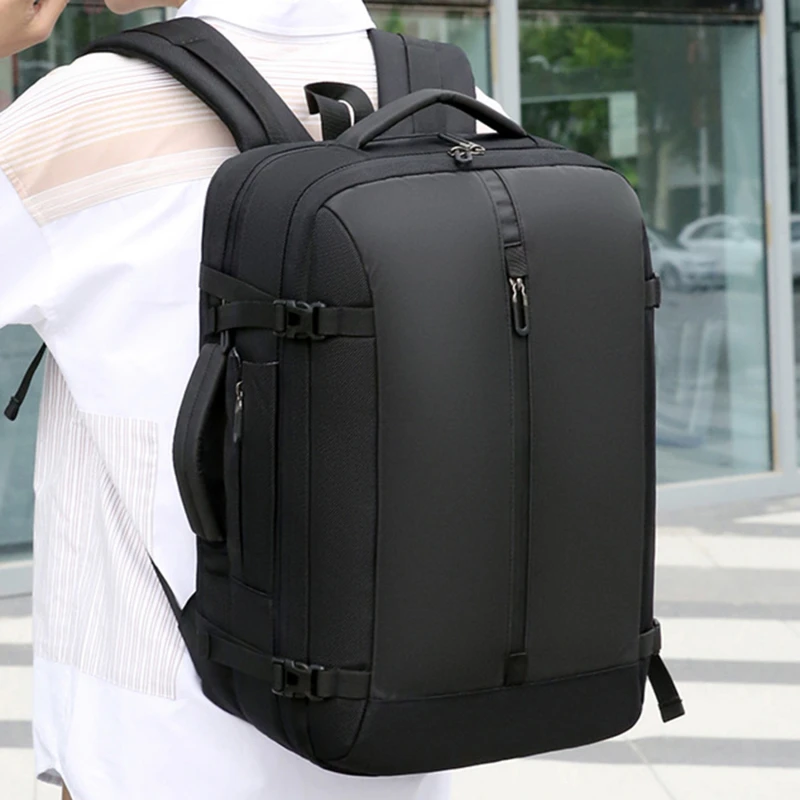 

Men's Backpack Waterproof Schoolbags Pack 17.3 Inches Laptop USB Bags Notebook Women School Bag Travel Bag For Male Female 2023