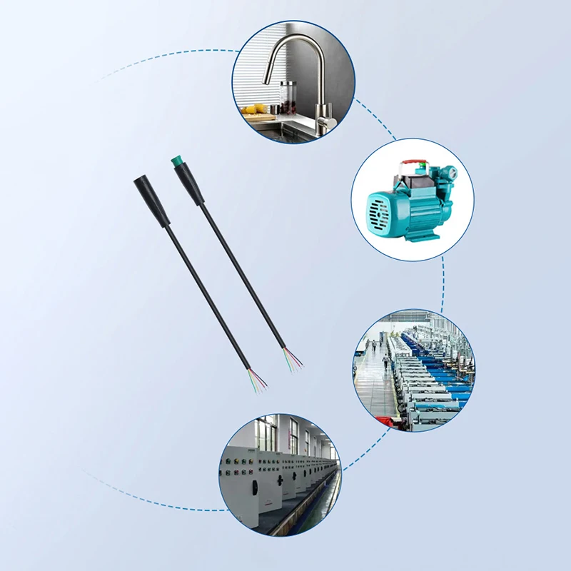 M6 2 3 4 5-контактный электрический разъем Julet проводка линии тормозной кабель для