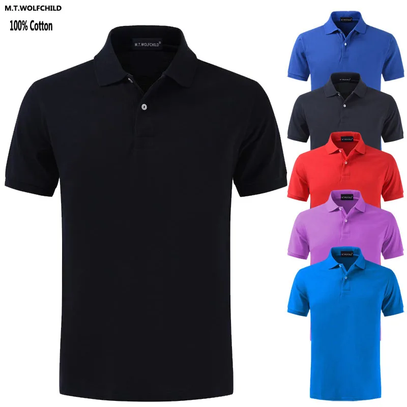 

Женская летняя рубашка-поло из 100% хлопка, повседневная однотонная спортивная одежда