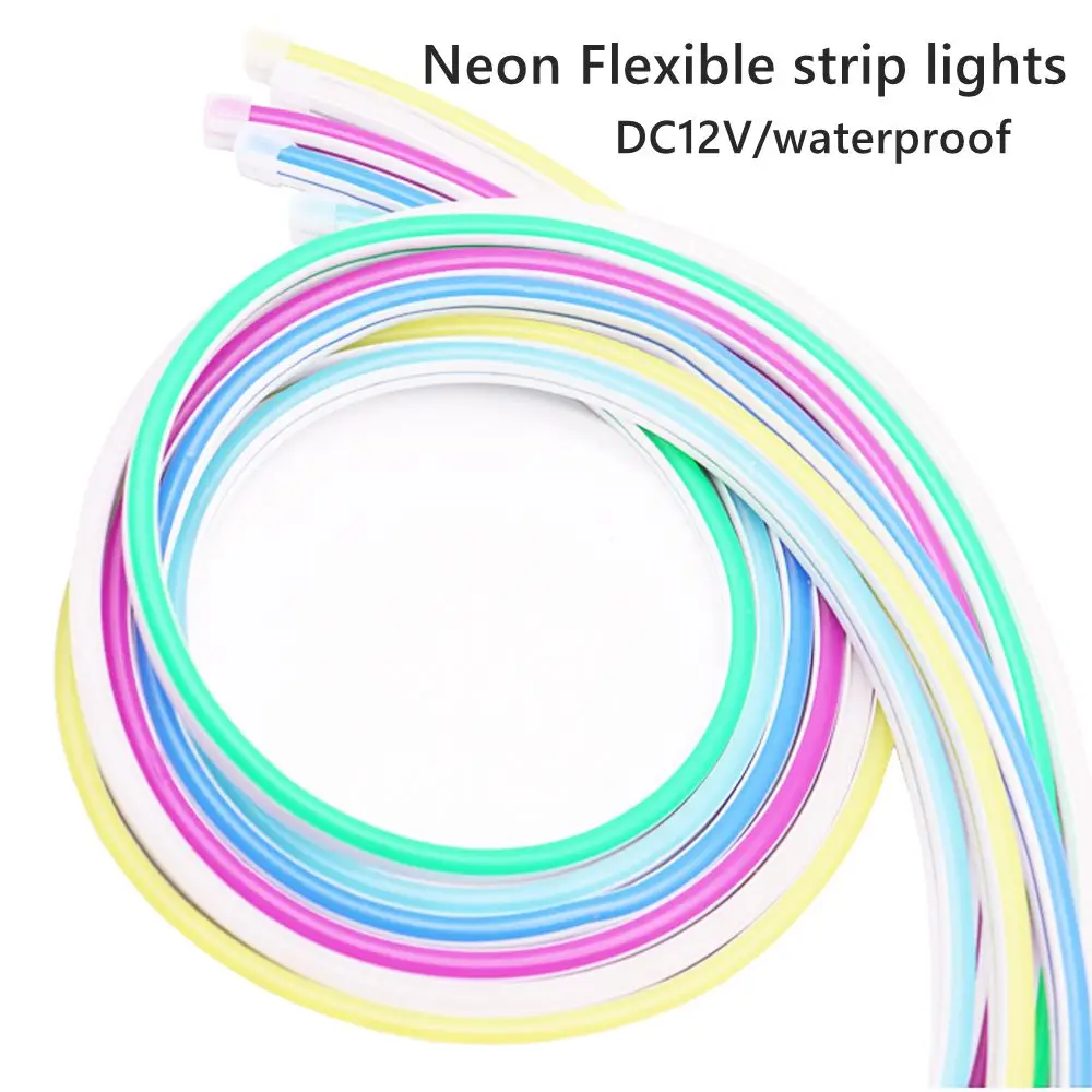 

Neon Light LED Light Strip IP67 Waterproof Soft Light Bar Shape Indoor & Outdoor Decoration Holiday Lighting Xmas Party DC12V