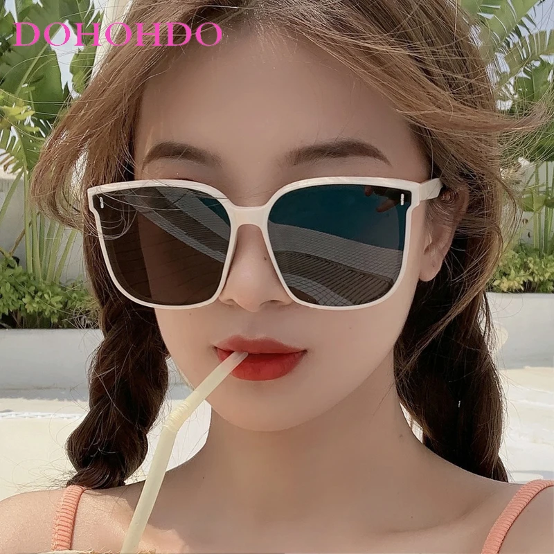 Негабаритные квадратные трендовые солнцезащитные очки с дизайном рисовых