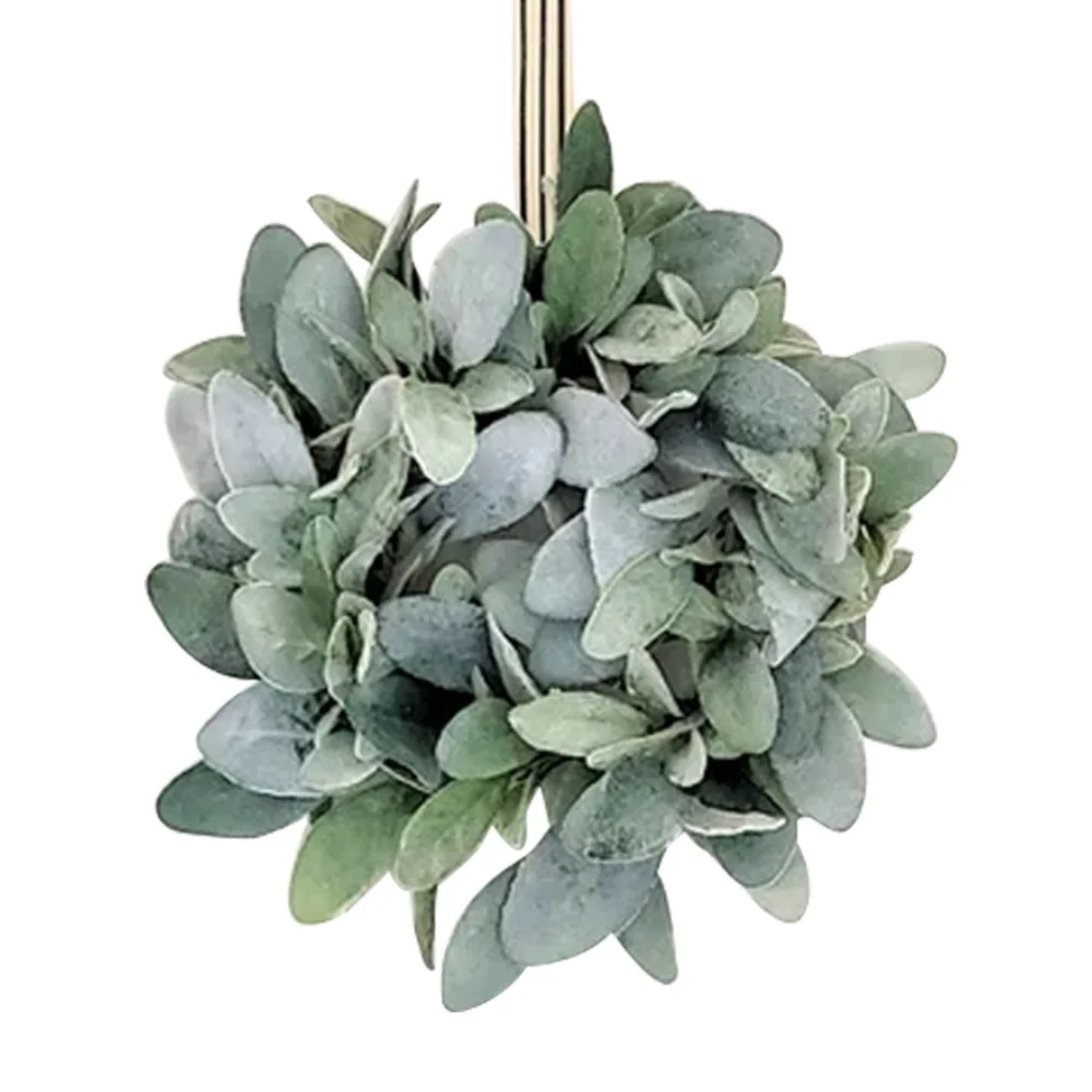 

Lambs Ear Wreath Artificial 11 Inch Home Wedding Decor Farmhouse Kitchen Decor
