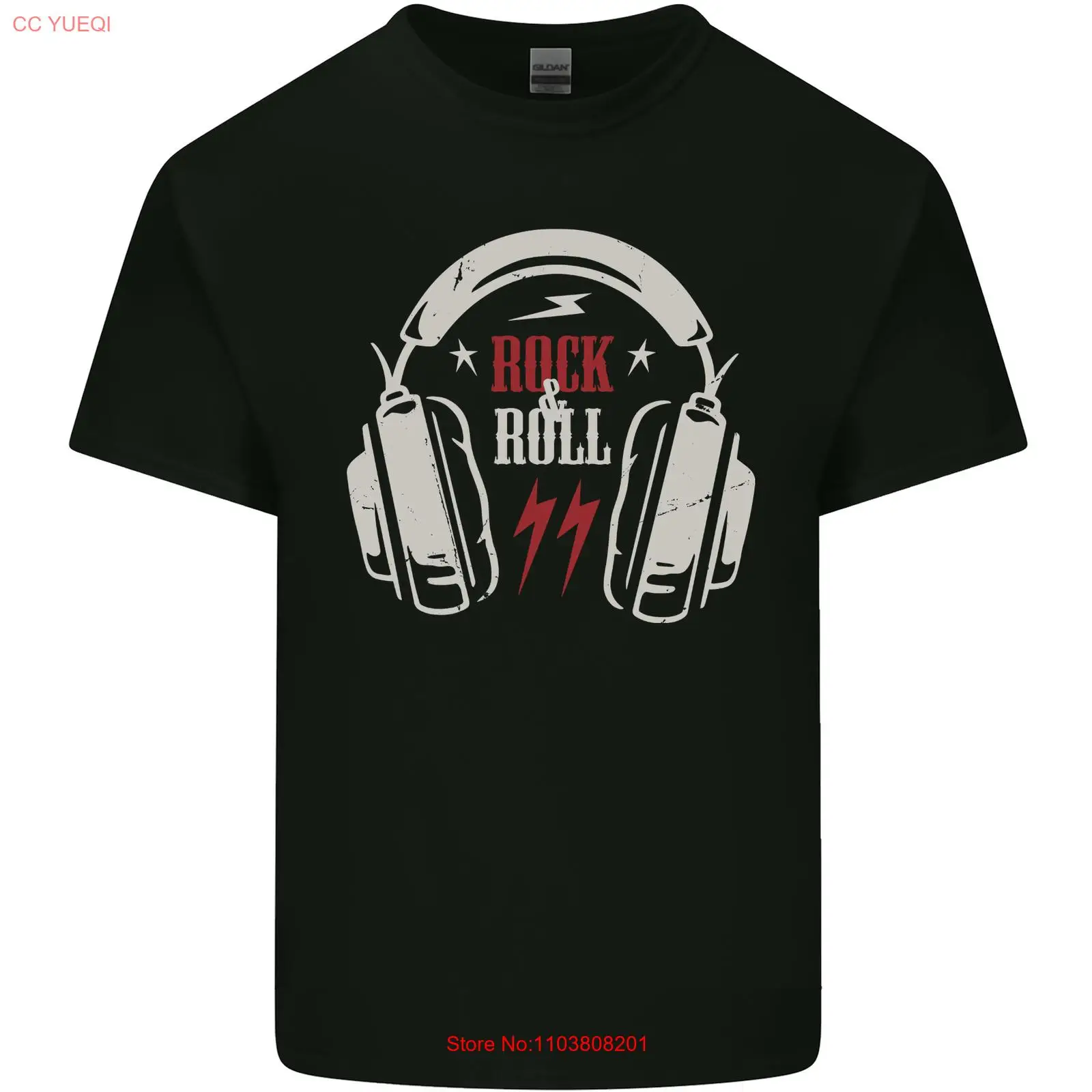 Мужская хлопковая футболка Rock n Roll