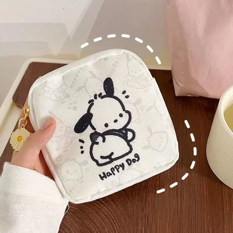 2024 Sanrio Hello Kitty Pachacco Cinnamoroll санитарная салфетка сумка на молнии Кошелек для монет